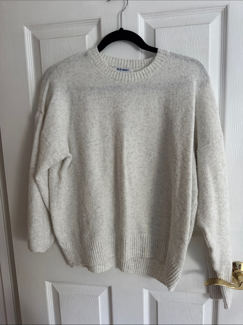 Old Navy Light Cream Crewneck Sweater